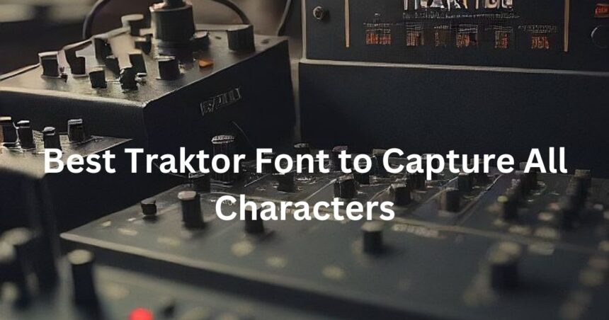 How to Choose the best traktor font to capture all characters